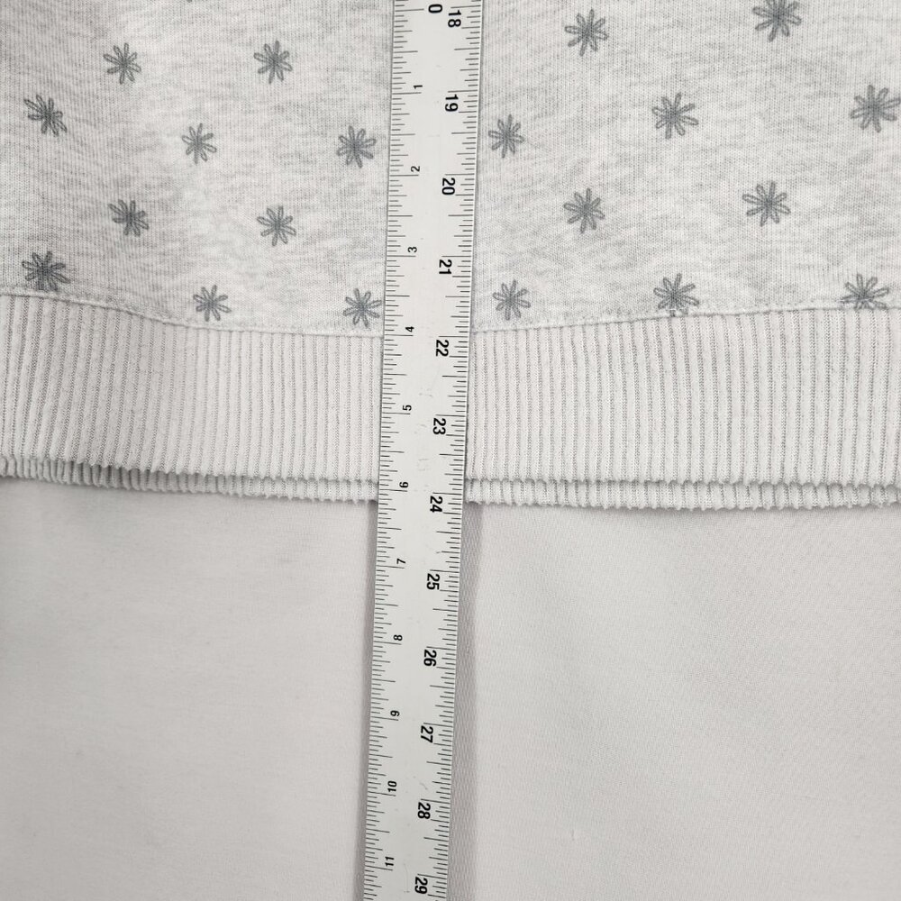 Lauren Conrad Dachshund Pajama Set Womens L Gray Snowflake Poly Knit Stretch - Picture 5 of 14